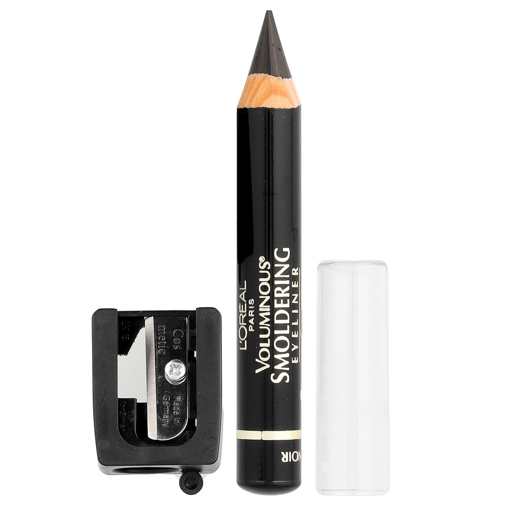 L'Oréal, Voluminous®, подводка-карандаш для глаз, оттенок 645 черный, 2,48 г (0,087 унции)