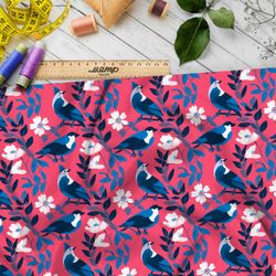 Ткань премиум бифлекс цветущий сад