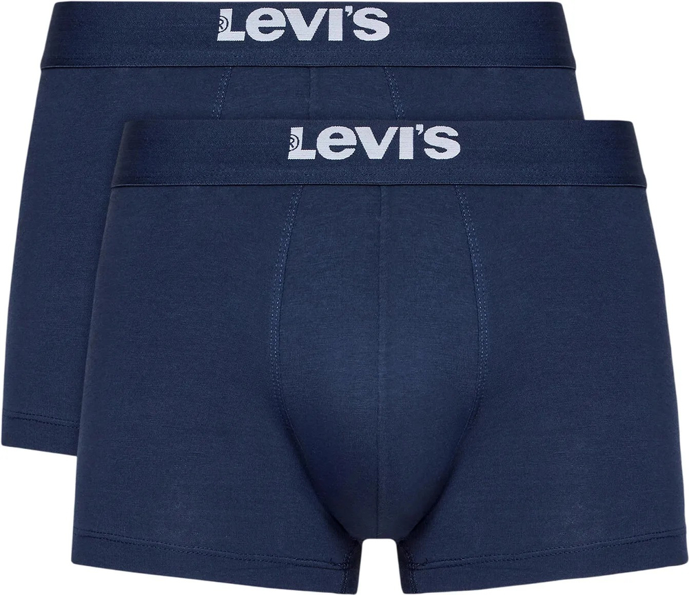 Трусы мужские ( набор 2 шт. ) LEVI'S SOLID BASIC TRUNK ORGANIC CO 2P