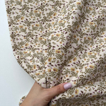 Фланель Гербарий на светло-бежевом фоне