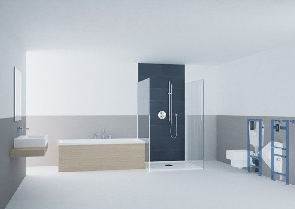 Инсталляция для подвесного унитаза Grohe Rapid SL 38772001 3 в 1 с кнопкой смыва