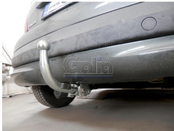 Фаркоп оцинкованный Galia P032A для Peugeot 207 хетчбек 2006-2012(паспорт и сертификат в комплекте)(без электрики)
