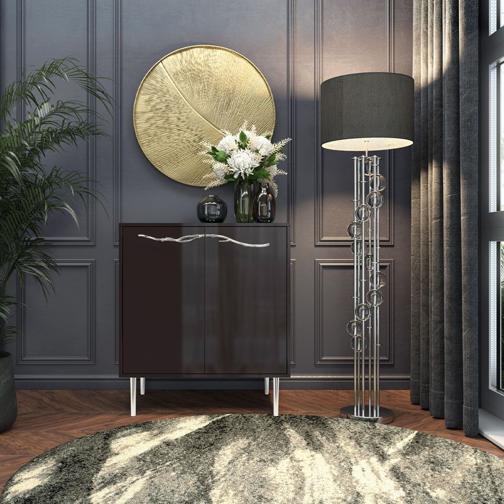 Комод Арт Колор Стайл Сильвер с 2 полками Терпкий коричневый