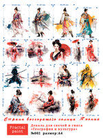 Трансфер переводной - декаль для свечей и гипса география, культура 002