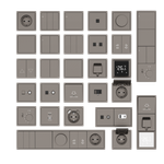 Накладка для розеток USB A+C, сталь, серия R98
