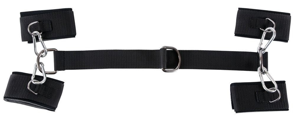 Ременная фиксация рук и ног Hand-Fufessel-Set (Цвет: черный)