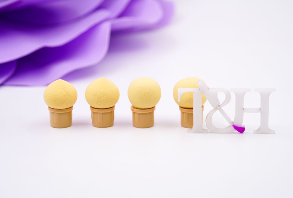 Сменная насадка-спонж для аэропуфинга с узким гнездом, 4 шт