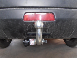 Фаркоп оцинкованный Galia N054C для Nissan Qashqai 2007-2014, Qashqai 2 2014-(паспорт и сертификат в комплекте)(без электрики)