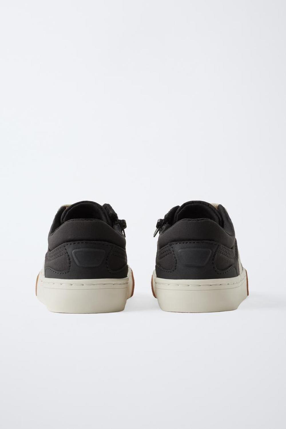 ZARA КРОССОВКИ SKATE, ЧЕРНЫЙ