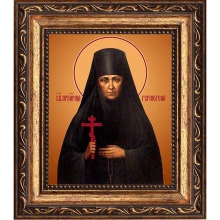 Гермогена Кадомцева, преподобномученица, монахиня. Икона на холсте.