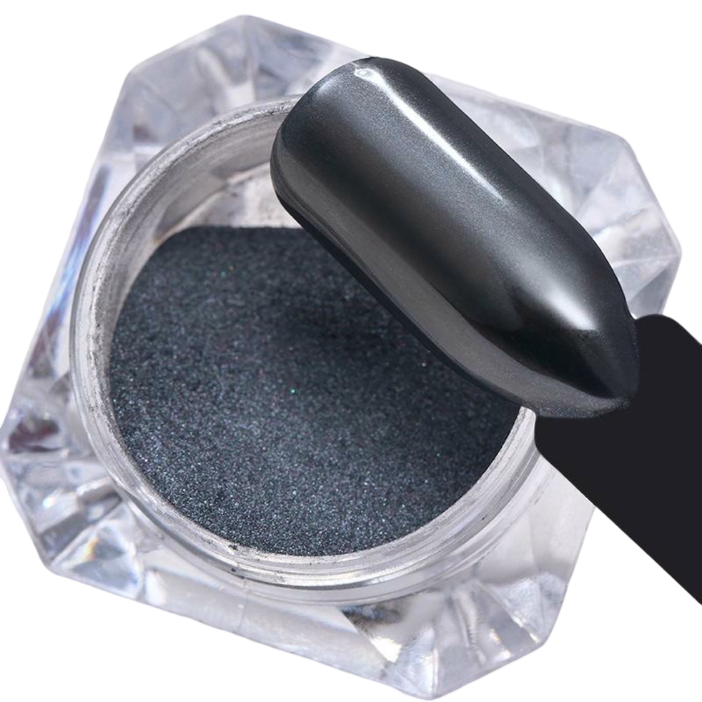 Втирка зеркальная черная