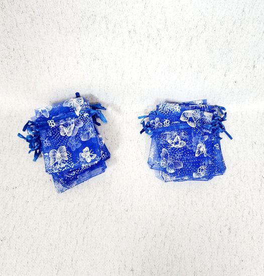 Мешок для подарков бирюза 20 шт