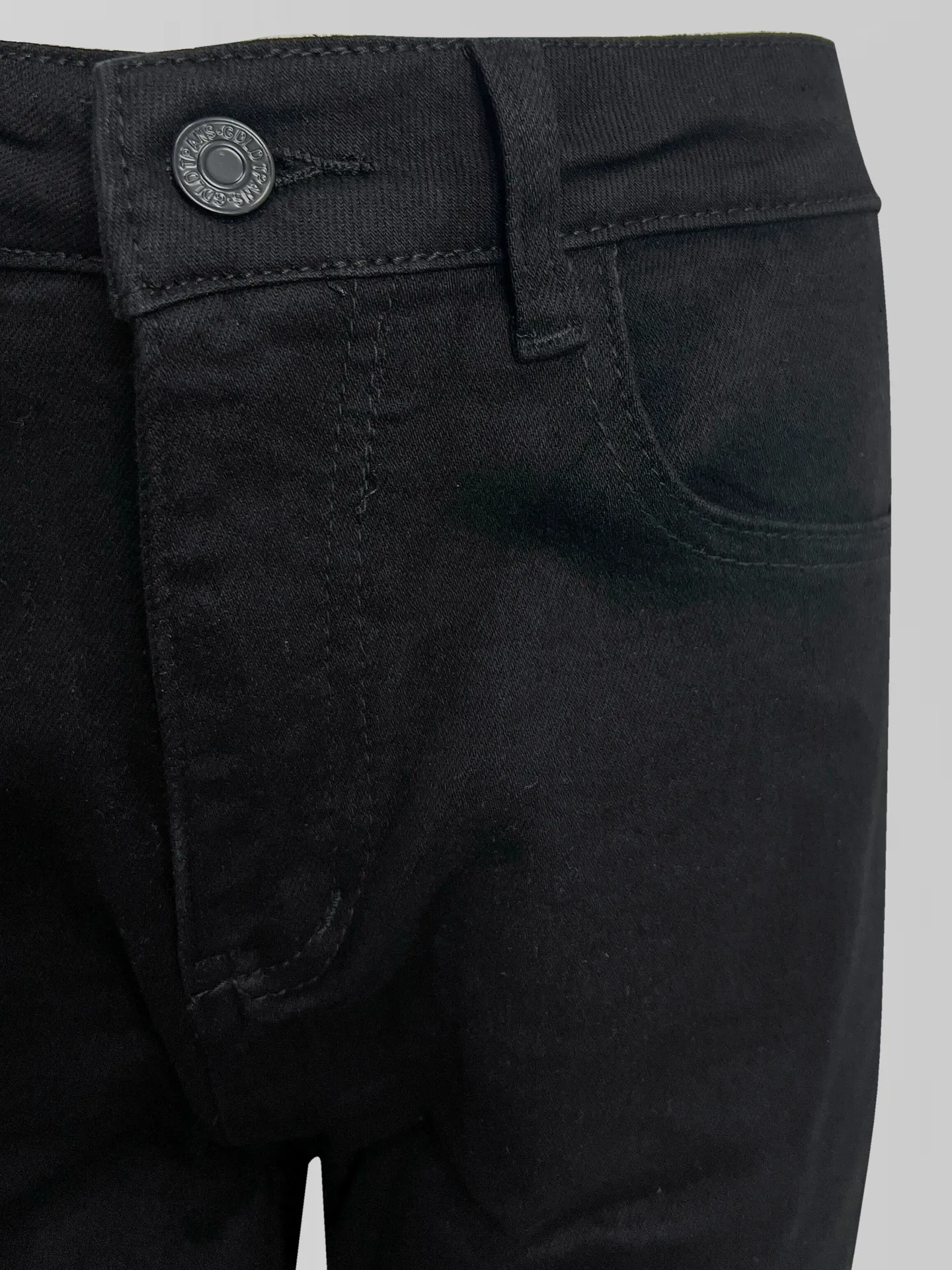 Джинсы Denim 6052 однотонные плотные со стрейчем