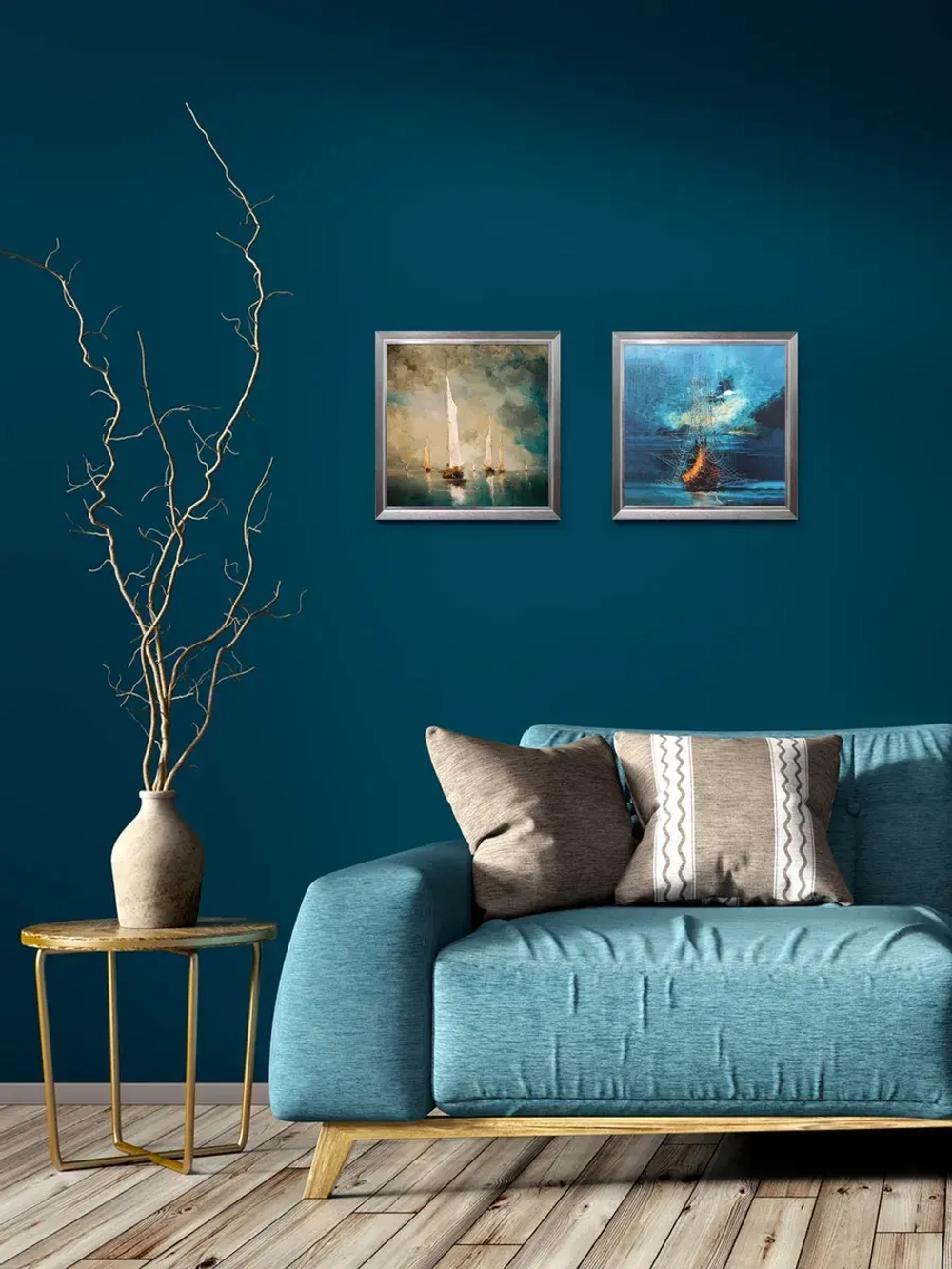 Картины на стену интерьерные на холсте 2 шт