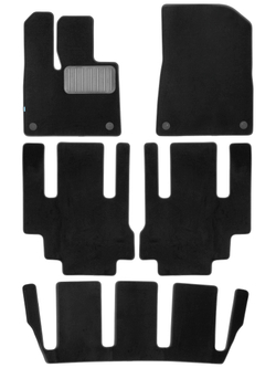 Коврики ворсовые для VOYAH Dream Phev 2023-н.в. Минивэн 5 шт. коврики текстильные в салон KLEVER05.AN0590.110KH