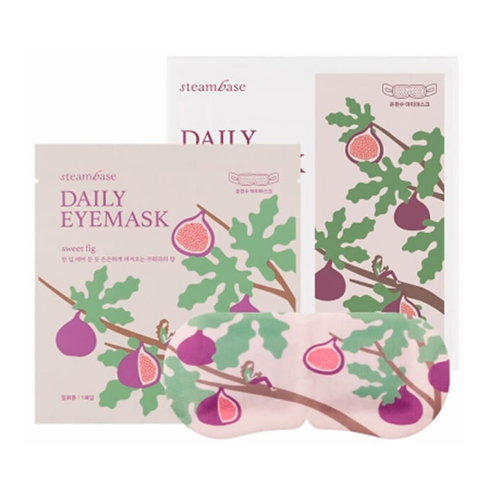 [STEAMBASE] Daily Eye Mask Sweet Fig - Маска паровая для глаз Сладкий инжир