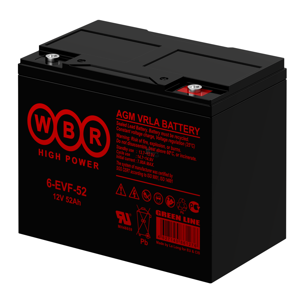 Аккумулятор WBR 6-EVF-52 (AGM)