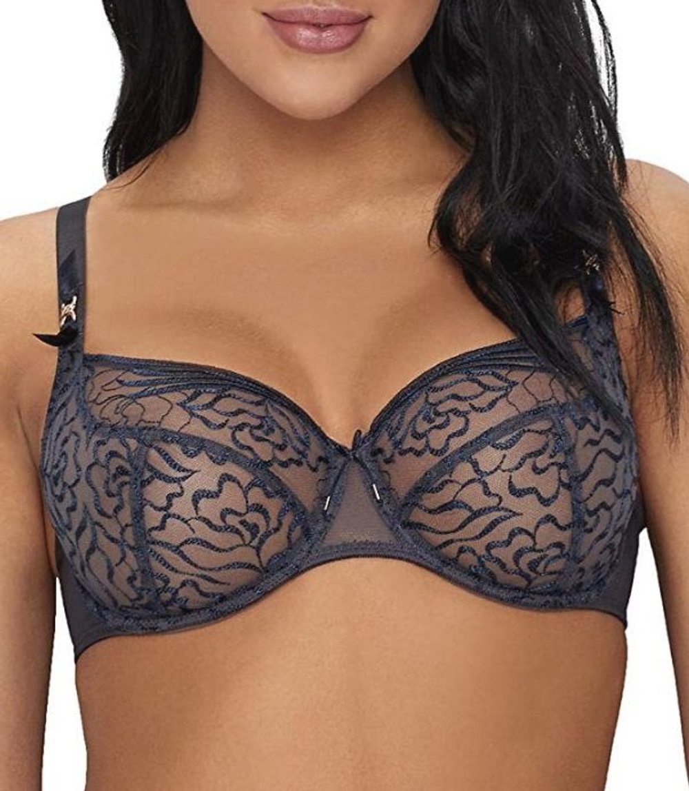 Бюстгальтер-балконет Carolyn (Размер: 70E) (Цвет: темно-серый)