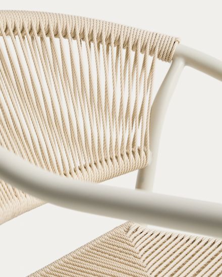 Комплект садовой мебели Brela стол и 6 стульев Livadia из алюминия цвета экрю