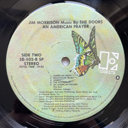 Винтажная виниловая пластинка LP Jim Morrison Music By The Doors An American Prayer (США 1978)