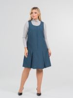 Сарафан 1355 зелено-синий Novita (Акция)