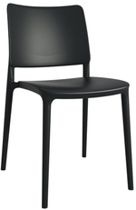 Стул пластиковый Papatya Joy-S, черный