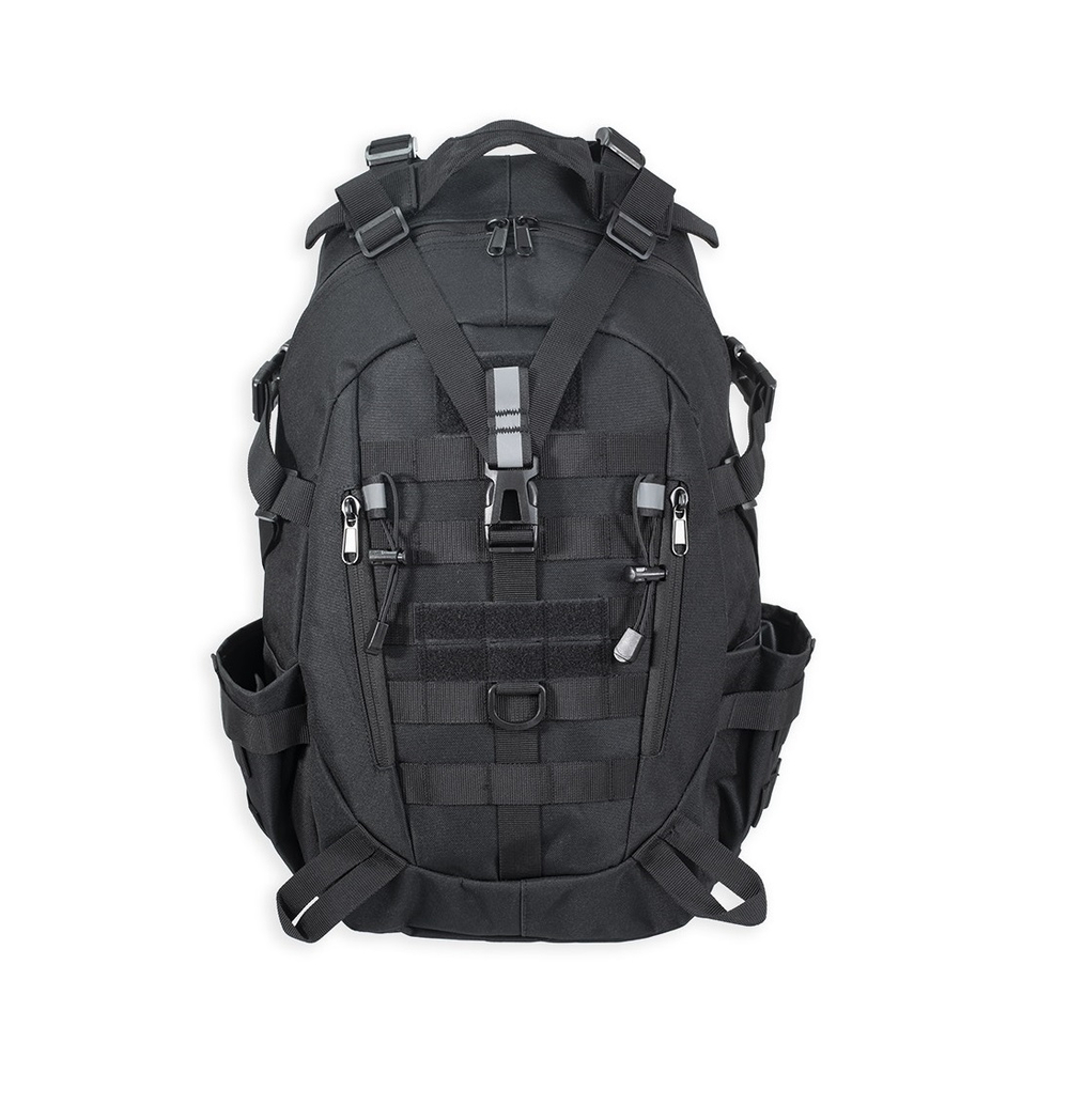 Рюкзак ShotTime городской Basic 25л, полиэстер 900D, MOLLE, 51х31х15 см, чёрный, 900г ST-BP-702 0-BK