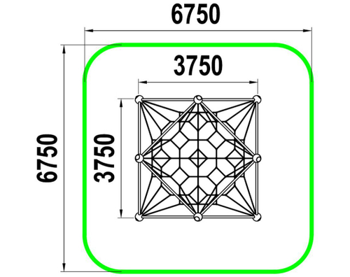 Фигура для лазания Космос СП-1.95.2