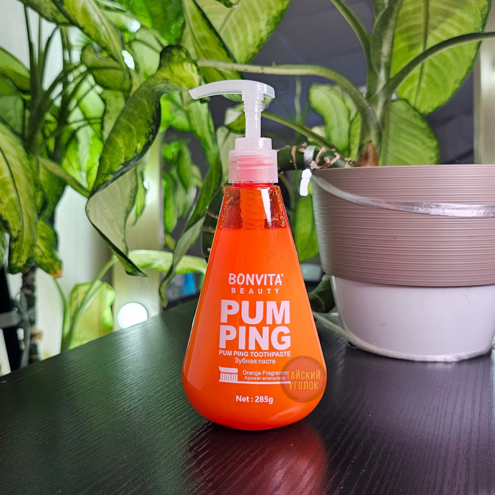 Зубная паста BONVITA Pum Ping Апельсин 285 гр