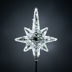 Макушка - звезда на елку «Роза ветров» из стеклонити