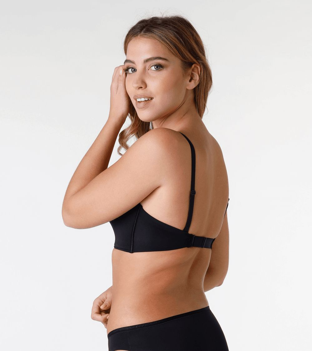 Бюстгальтер Ultimate Plunge с заниженным поясом (Размер: 75D) (Цвет: бежевый)