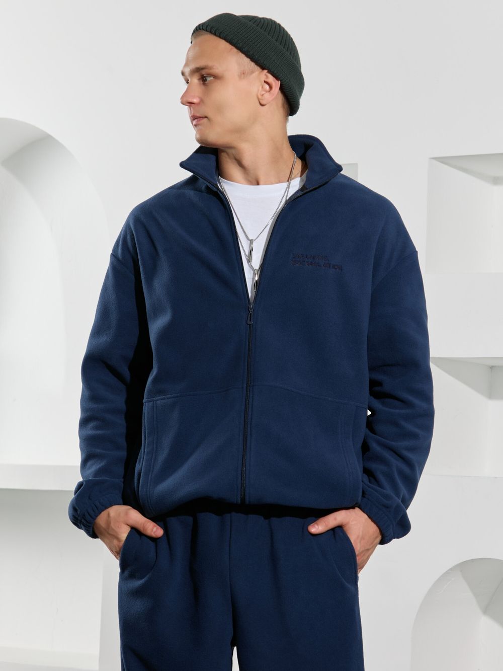 Толстовка мужская Алтай-1 Виотекс ТЁМНО-СИНИЙ