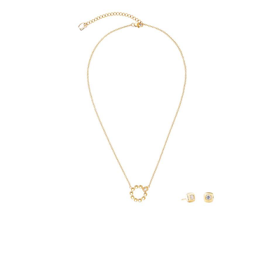 Колье Coeur de Lion Crystal-Gold 2056/10-1816