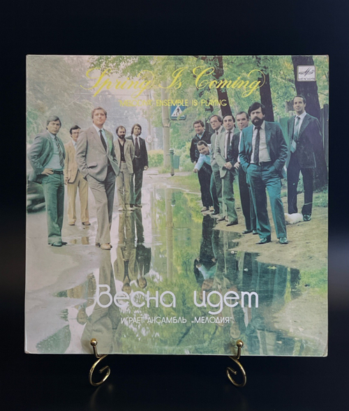 LP Ансамбль Мелодия - Весна идет. Виниловая пластинка 12 дюймов. Мелодия СССР 1985 год.