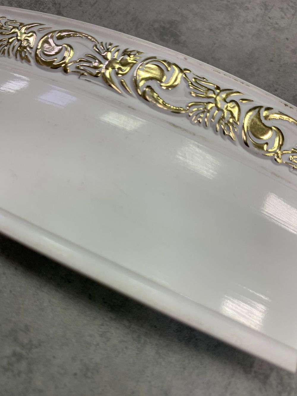 Белый "Ажур" (5см) декоративная планка (бленда)