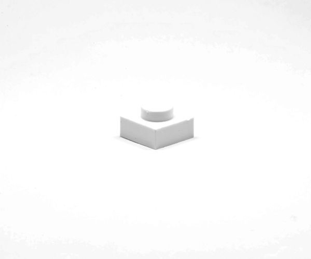 Lego Плитка 1х1 (белая) 302401