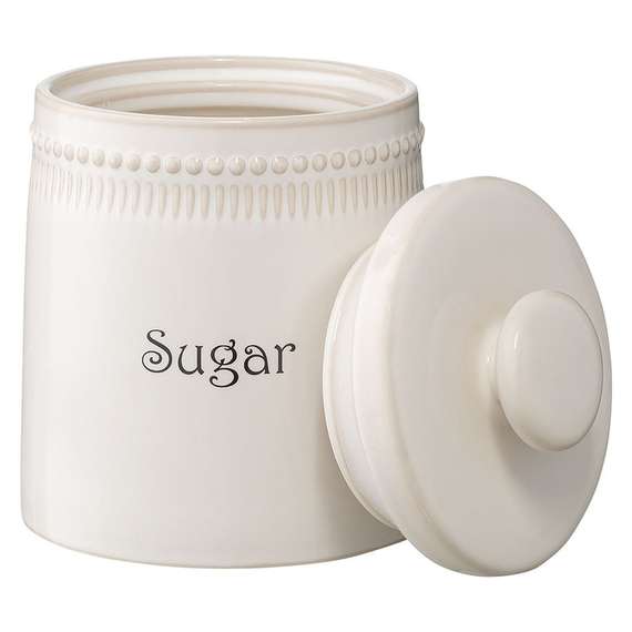 Банка для сахара белого цвета Kitchen Spirit 820мл
