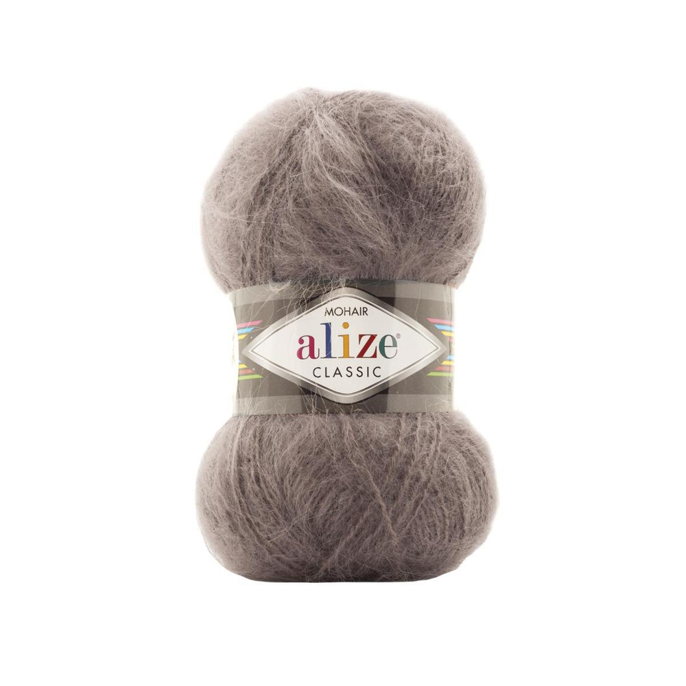 Пряжа Аlize Mohair Classik New (Мохер Классик Нью), 1 моток, 100 гр, 200м.