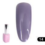 Цветная френч база для гель лака Global Fashion, Color French Base Coat 8 мл, 14