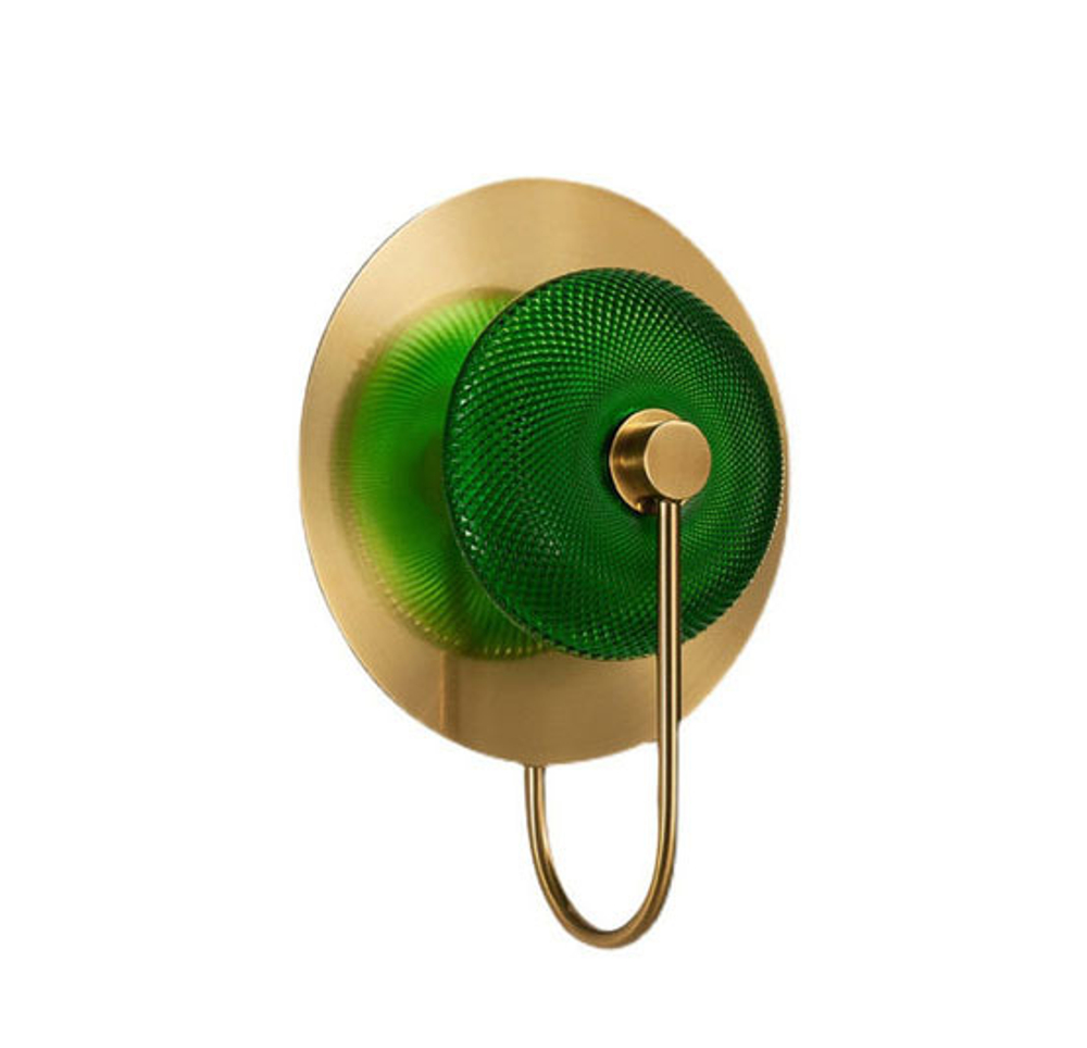 Wall design lamp ( Green )Sayama