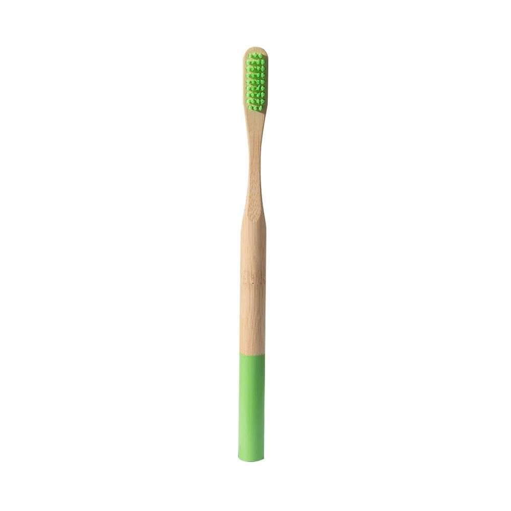 Зубная щетка бамбуковая Bamboo Toothbrush (круглая ручка)