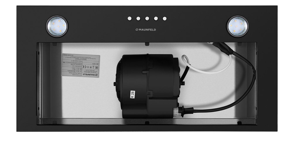 Встраиваемая вытяжка Maunfeld Crosby Singl 5028 black