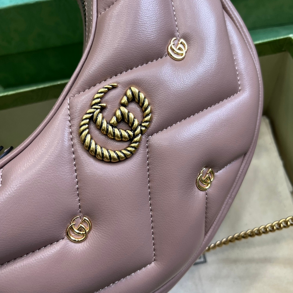 Gucci Marmont Half Moon Shaped Bag