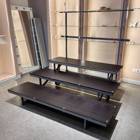 Хоровой станок передвижной 3 ряда складной