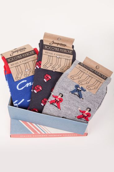 Носки ЗАПОРОЖЕЦ Комплект Спортивный (Разноцветный (Разноцветный-3 пары)