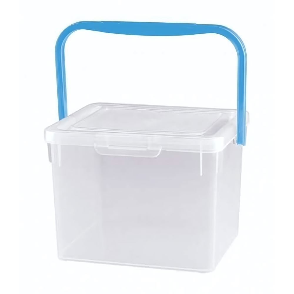 Ведро для стирального порошка 5,3л 35х210х162 мм (бесцветный)