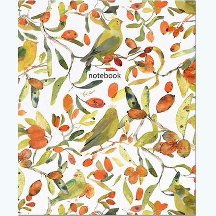 НОВИНКА! Тетрадь общая 48 листов на скрепке "Акварельные принты"