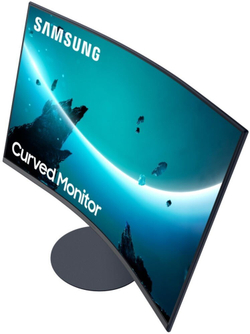 Монитор Samsung 27" C27T550FDI 1920x1080 VA WLED 75Гц 4ms Curved FreeSync VGA HDMI DisplayPort