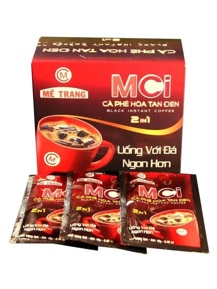 Растворимый кофе Me Trang MCI 2 в 1, в пакетиках 15 шт
