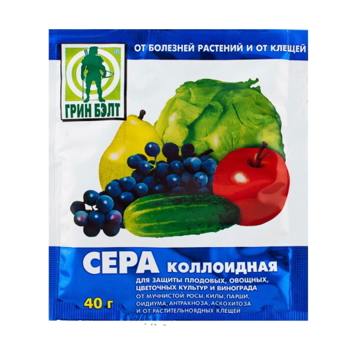 Сера коллоидная 40гр, шт